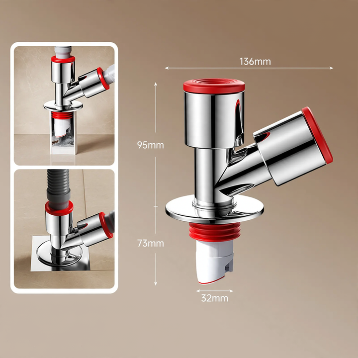 Waste water distributor for washing machine and sink