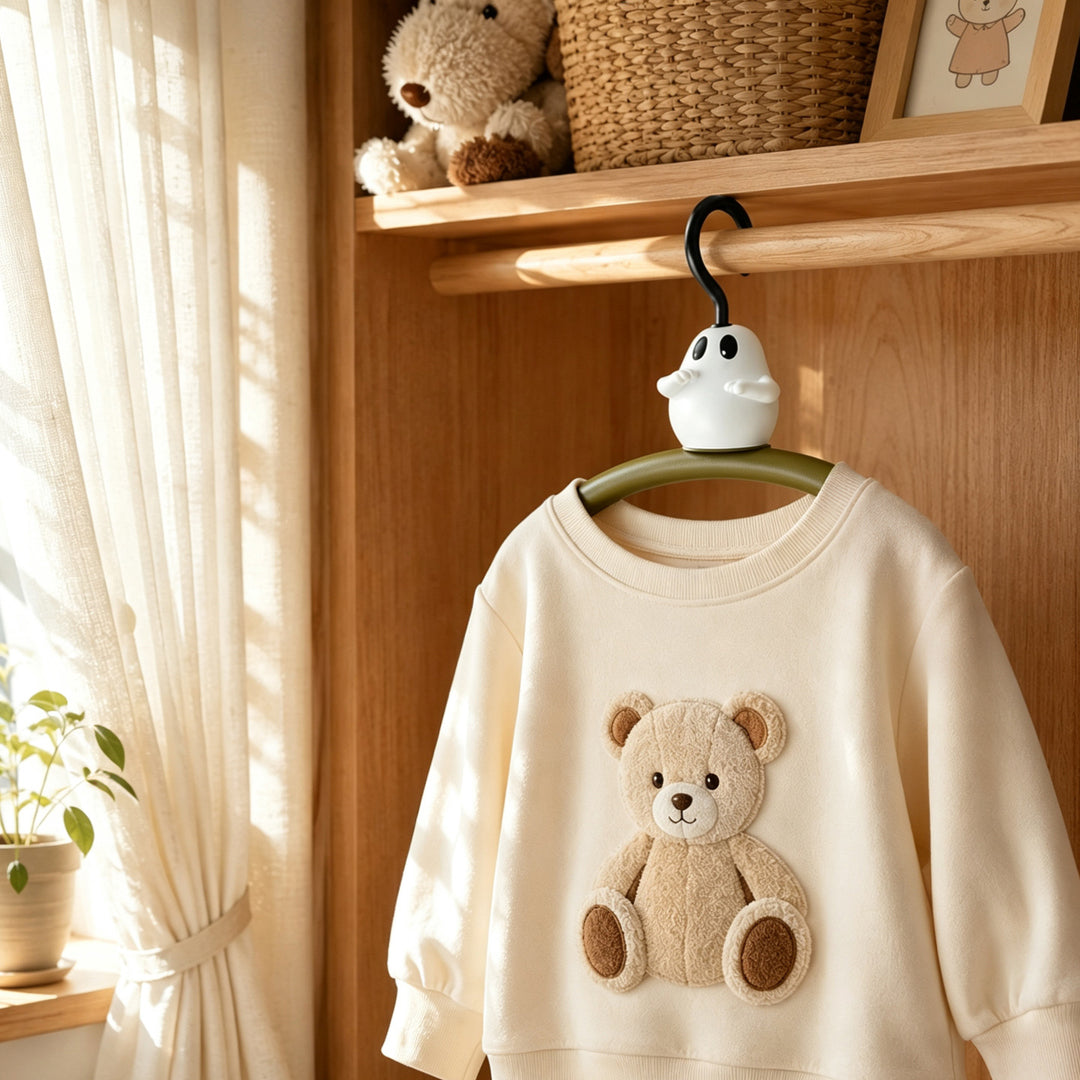 Hanger with ghost design, scratch-free and non-slip