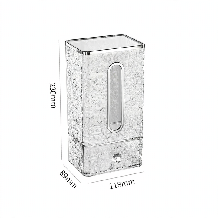 Wall-mounted paper towel dispenser, plastic
