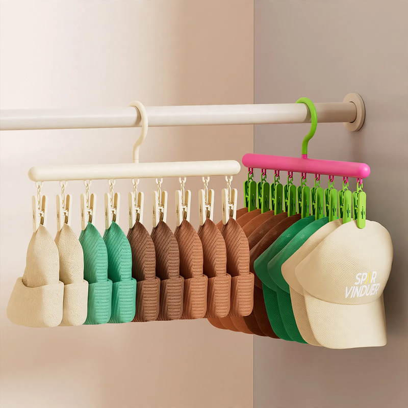 Plastic drying rack, one-piece, shoulder-friendly