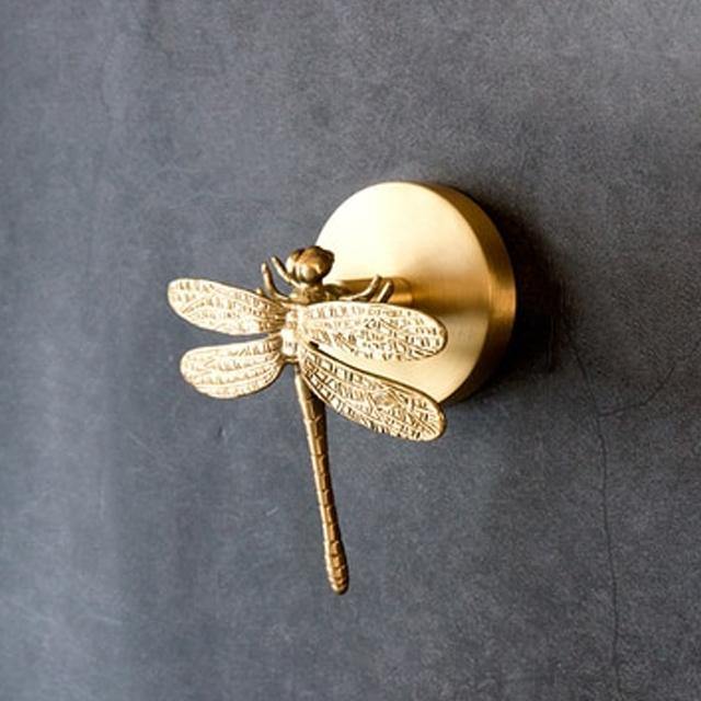 Solid Brass Animal Wall Hooks with Decorative Gold Finish for Home Storage