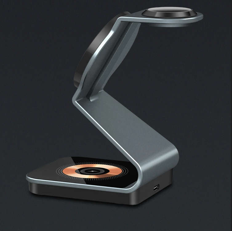 Chargy Pro - Stylish Magnetic Wireless 3-in-1 Charger Bowlift