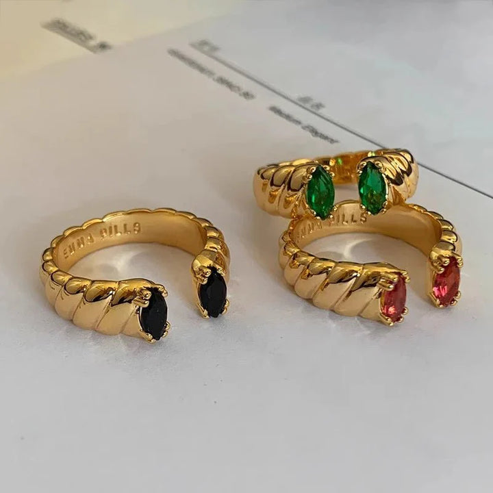 BowLift | Dual Diamond Wrapped Rings