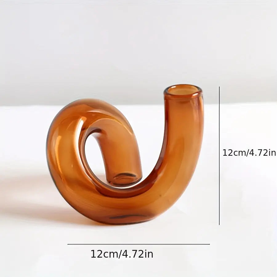 BowLift | TimelessGlow - Pedestal Glass Vase