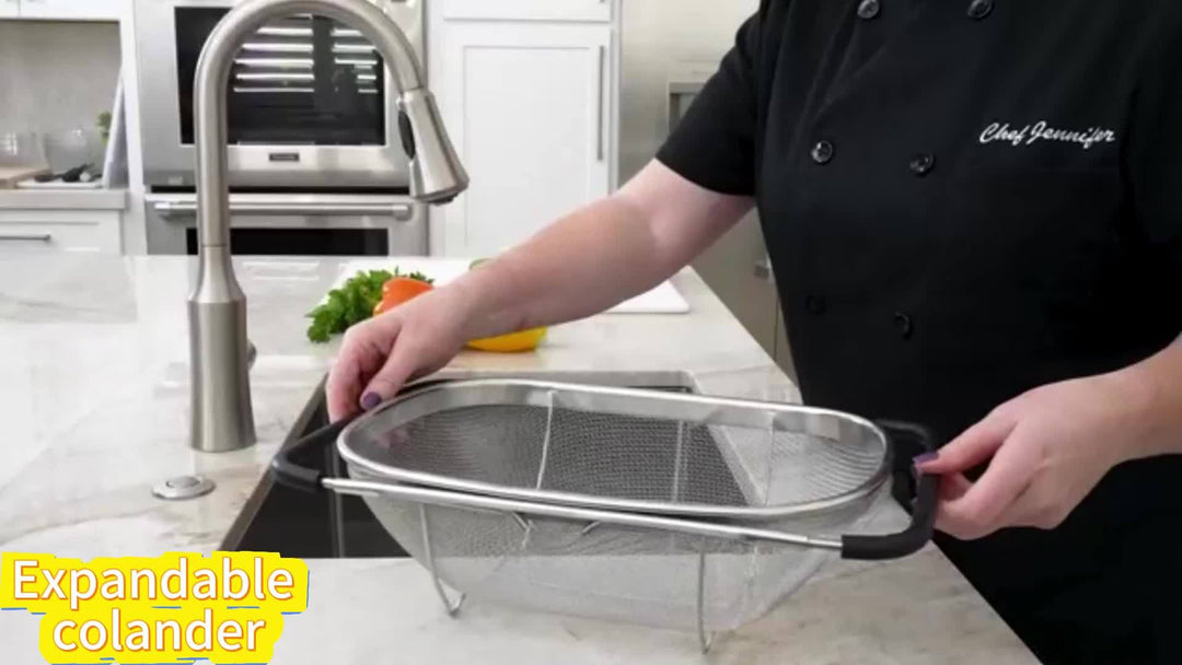 Expandable Sink Strainer Stainless Steel | Bowlift