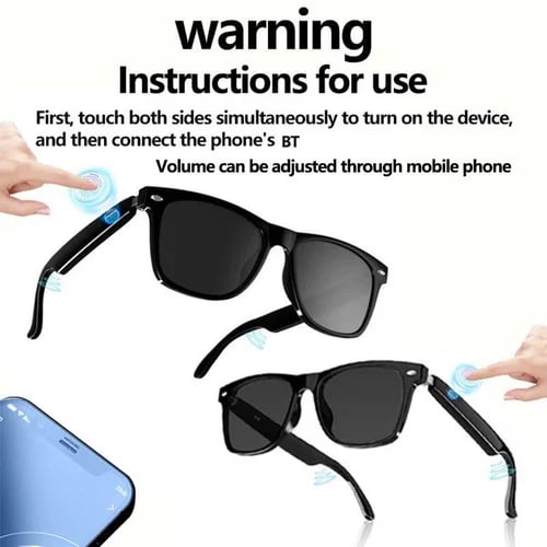 BowLift | Super Black TechnologySmart Wireless Headphone Sunglasses