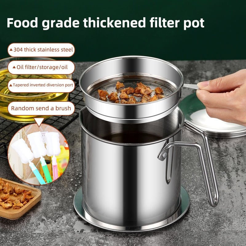 BowLift | Stainless Steel Oil Filter Pot
