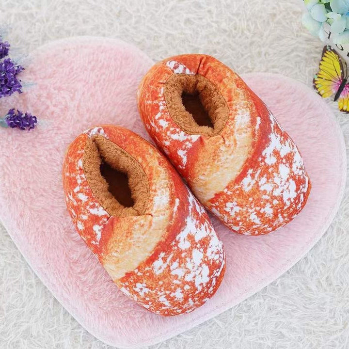 BowLift | Creative Toast Bread Winter Slippers