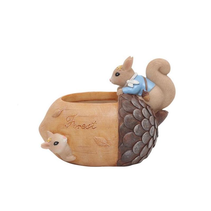BowLift | Cartoon Squirrel Succulent Flower Pot