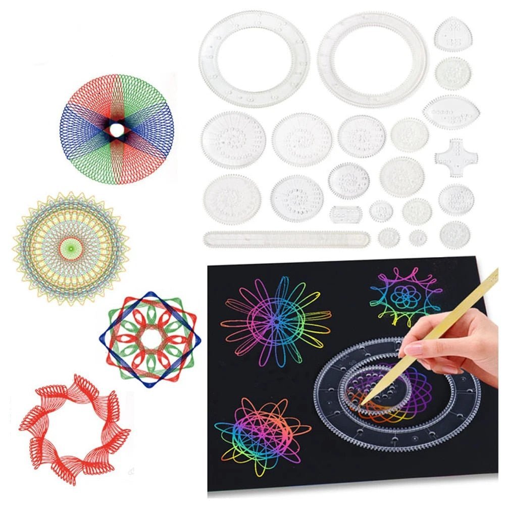 BowLift | Spirograph Drawing Set - Artistic Precision - Dazzling Creations !