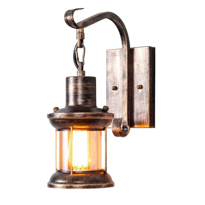 BowLift | Wall Light with Vintage Glass Shade Design