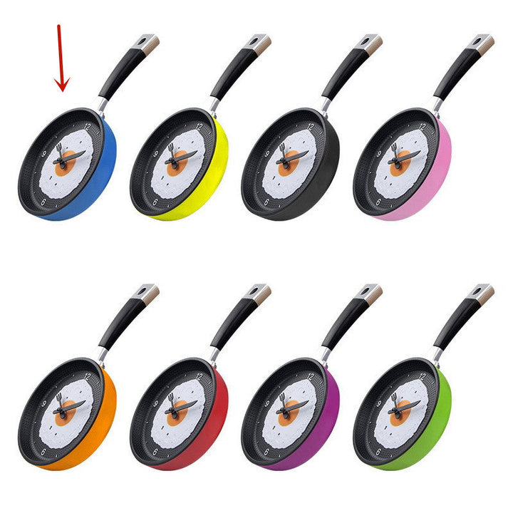 BowLift | Fried Egg Pan Clock Silent Clock Wall Clock Wall Clock