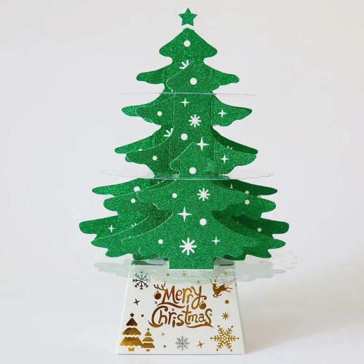 BowLift | Christmas Decorations Mini Desktop Christmas Greeting Card Ornaments