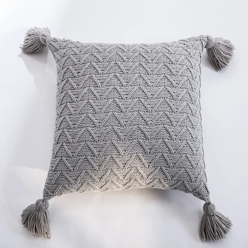 BowLift | Soft Knit Chenille Cushion Cover 18x18 Inch