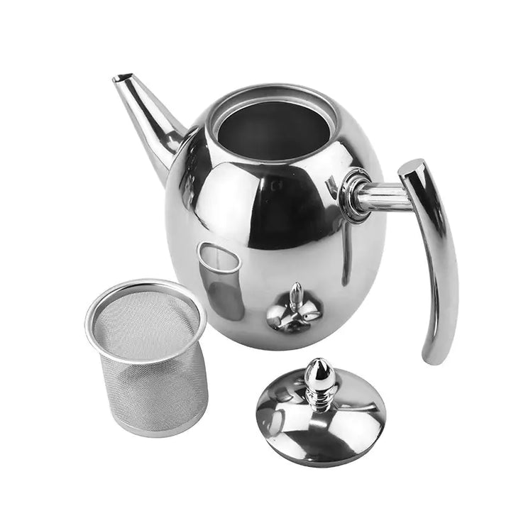 BowLift | Stainless Steel Teapot with Strainer – TeaElegance