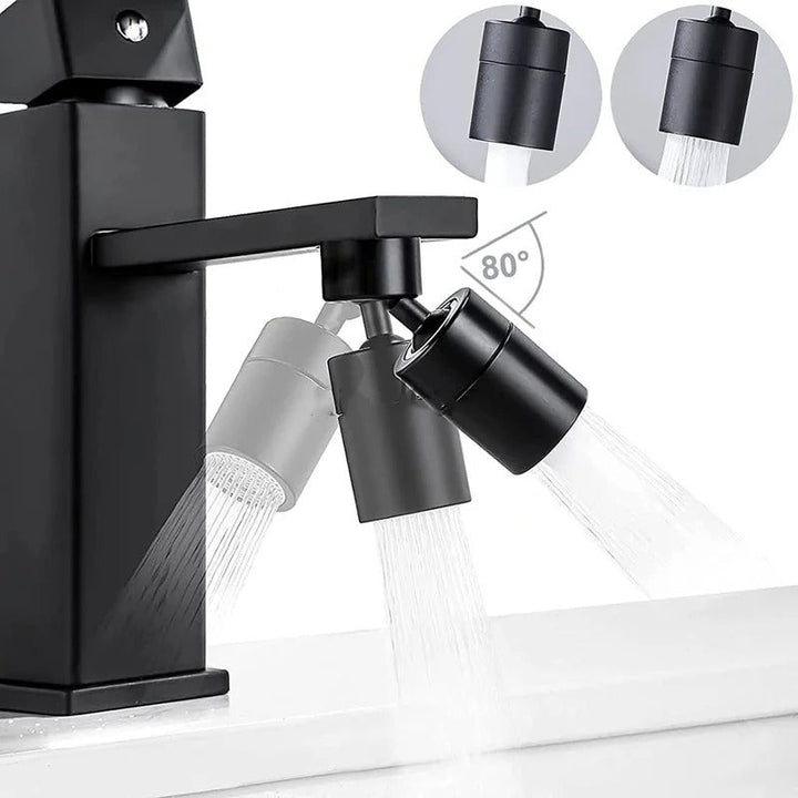 FlexSpray 360° Rotatable Faucet Spray Head with Adjustable Water Flow Bowlift