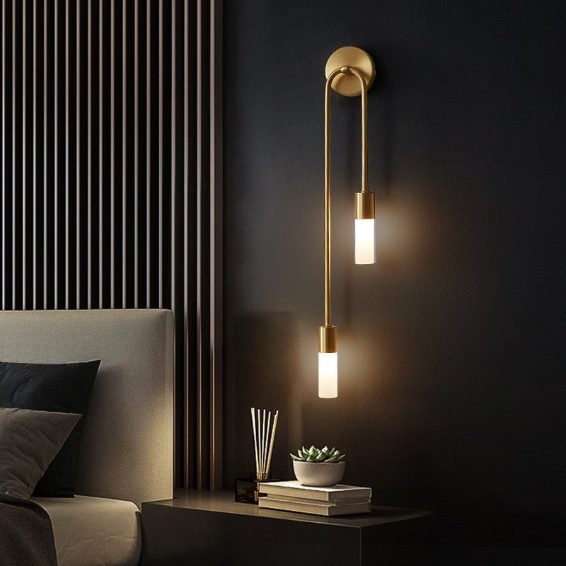 BowLift | Wall Light Gold LED Modern Bedside Lamp