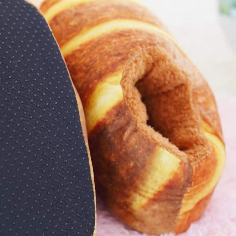 BowLift | Creative Toast Bread Winter Slippers