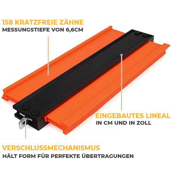 BowLift | Contour gauge contour duplication gauge with lock