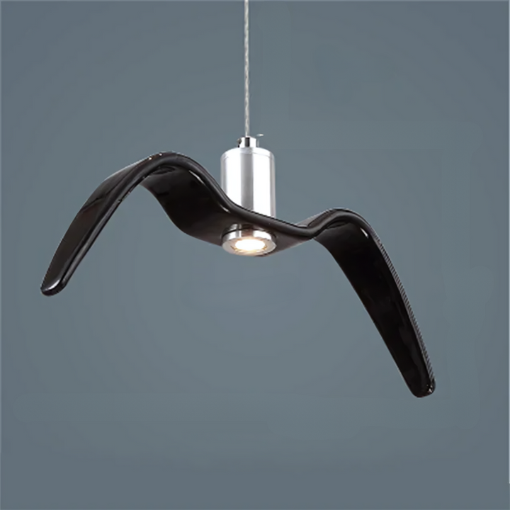 BowLift | Modern Hanging Lamp with Ambient Lighting for Living Room or Hall
