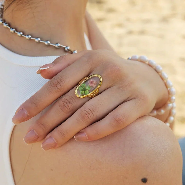 BowLift | Elegant Floral Adjustable Rings