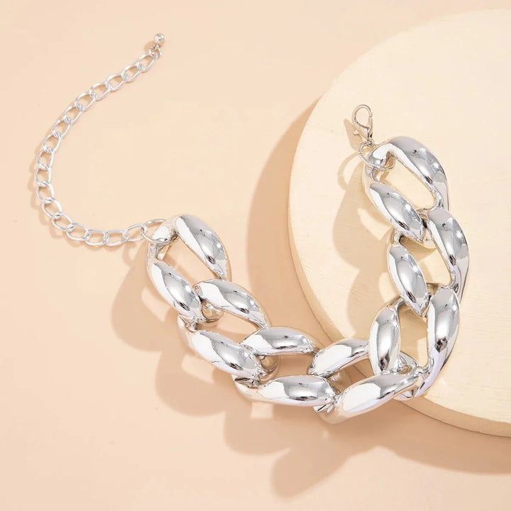 BowLift | Exaggerated Chunky Cuban Link Choker Necklace