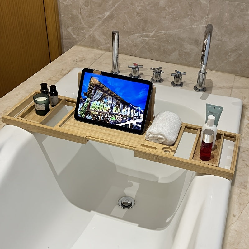 BowLift | Bamboo Bathtub Tray - For Ultimate Relaxation