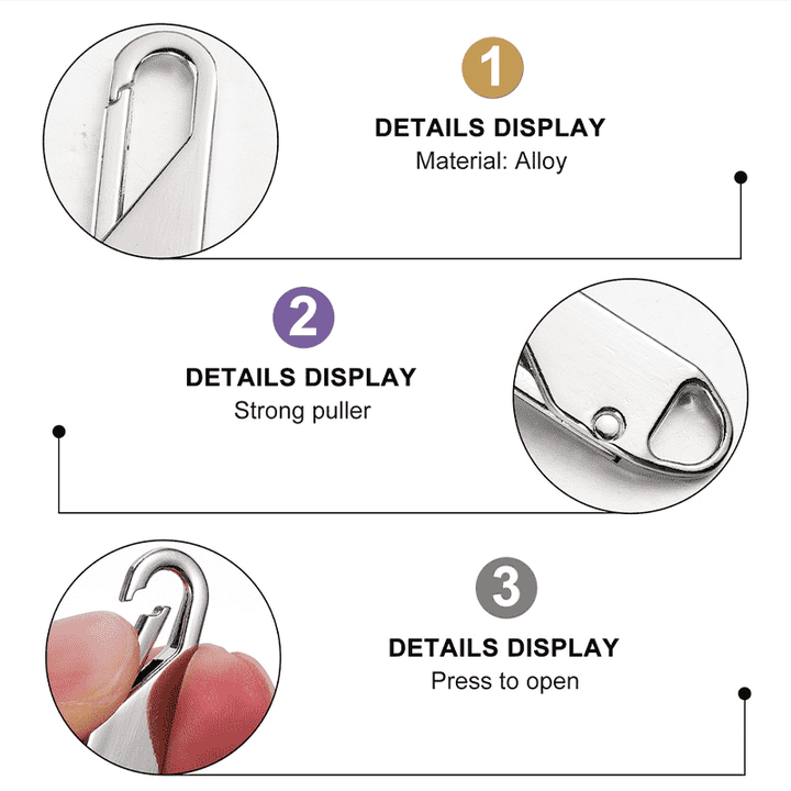 BowLift | Universal detachable zipper puller