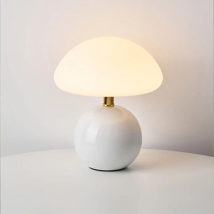 BowLift | Elegant Ceramic Mushroom Lamp in French Style