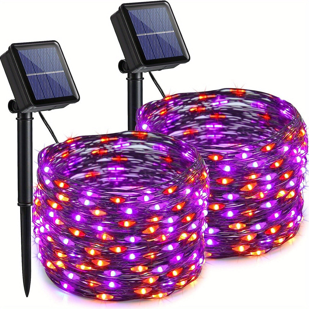 Solar Outdoor Fairy Lights with 200 LEDs for Garden, Patio and Fence Decor