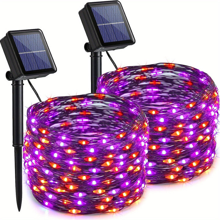 Solar Outdoor Fairy Lights with 200 LEDs for Garden, Patio and Fence Decor