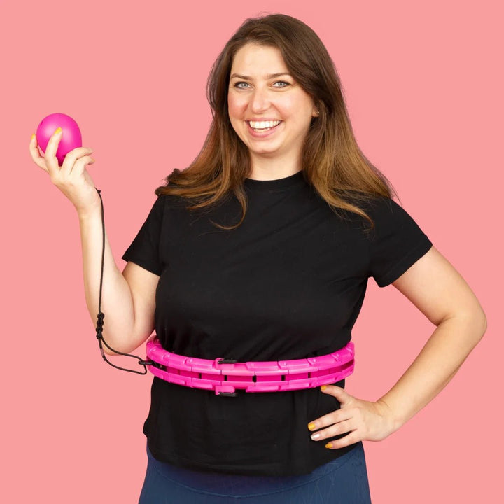 Weighted Fitness Hoop for At-Home Cardio Workouts