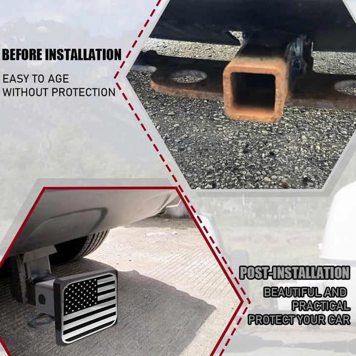 BowLift | Patriotic Hitch Receiver Cover
