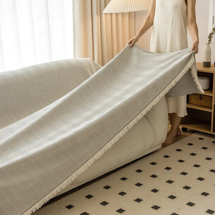 BowLift | Elegant Chenille Sofa Towel for Stylish Home Decor