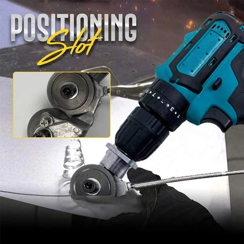 BowLift | Electric Drill Cutter Attachment Nibbler