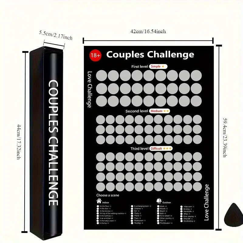 BowLift | Love Challenge Scratch Cards for Couples