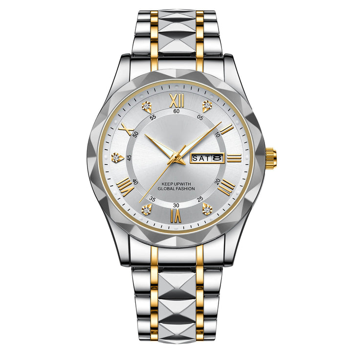 BowLift | Waterproof Luminous Stainless Steel Two-tone Quartz Men's Watch