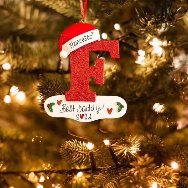 BowLift | Personalized Christmas 24 Letters Ornaments
