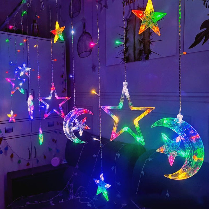 BowLift | Fairy light string with heart-shaped design