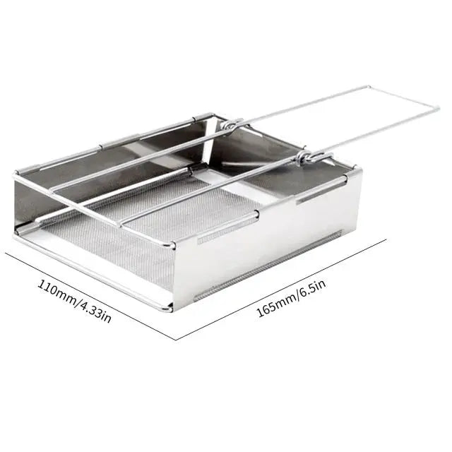 BowLift | FirePower Compact – Foldable Stainless Steel Wood Stove for Outdoor Activities