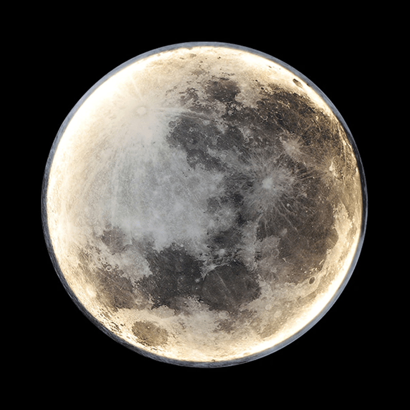 BowLift | LunaGlow – Adjustable Moon Wall Light with LED Ambience