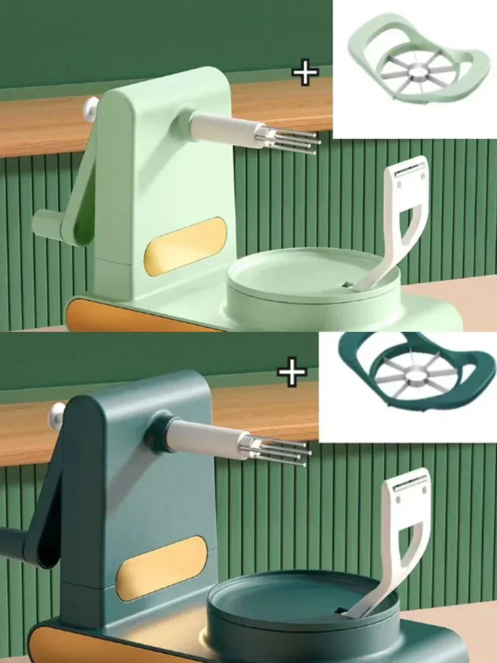BowLift | Simple vegetable and fruit peeler with hand crank – For effortless peeling