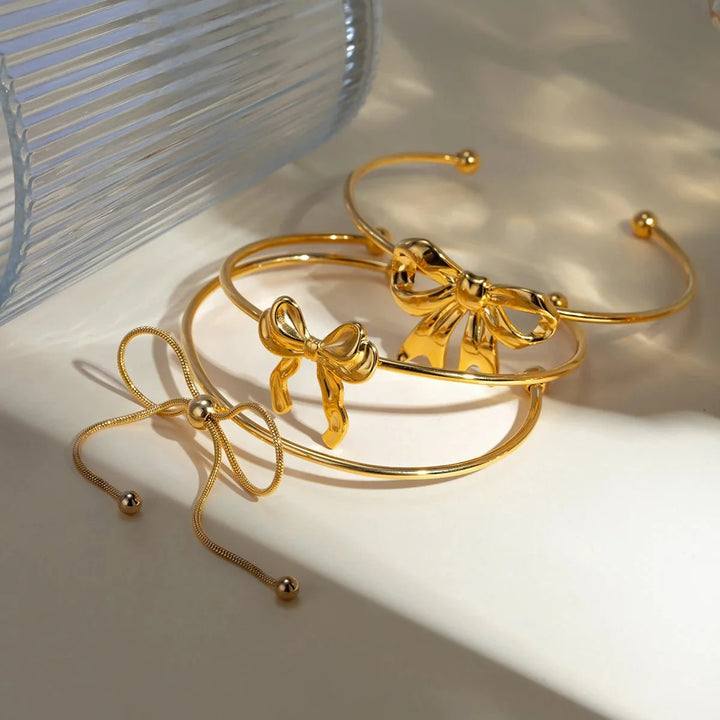 BowLift | Feminine Bow Cuff Bracelets