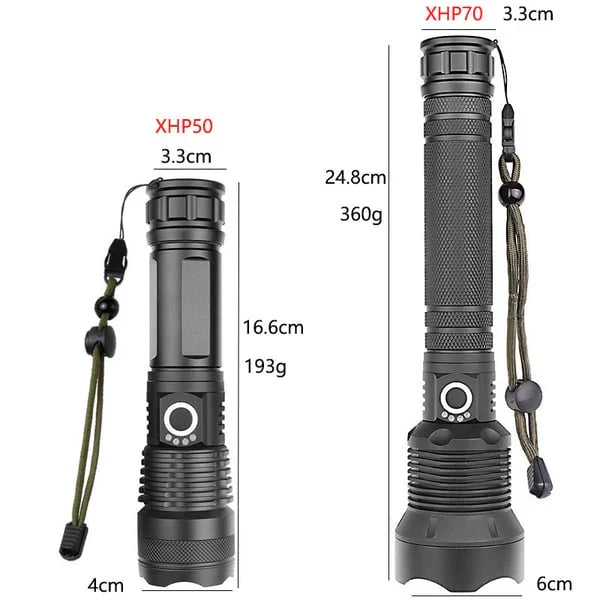 BowLift | Tactical Flashlight – LED Flashlight with Zoom & Power Bank Function