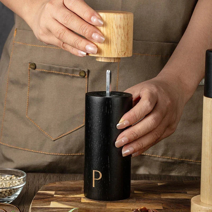 BowLift | Wood Salt and Pepper Mill Set