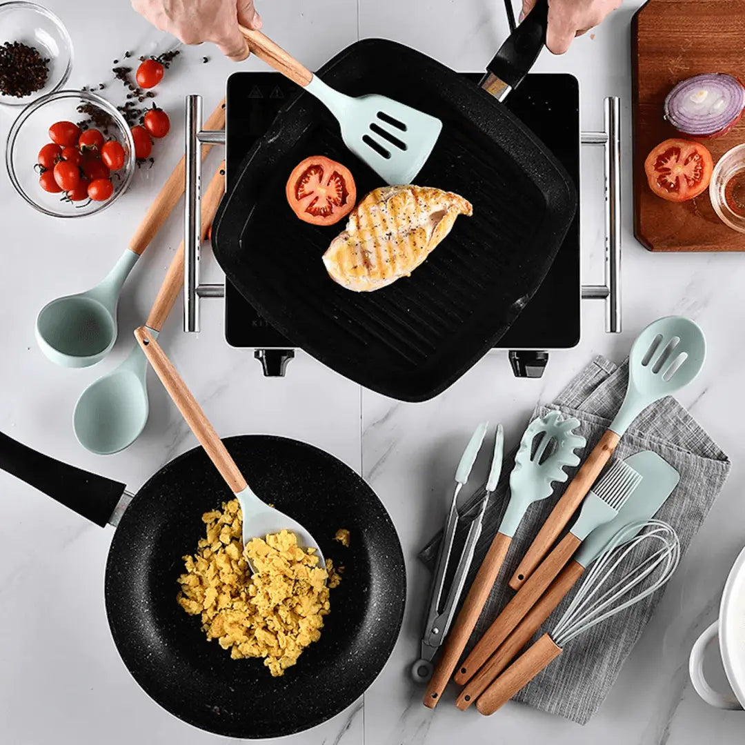 BowLift | FlexiChef Silicone Kitchen Utensil Set