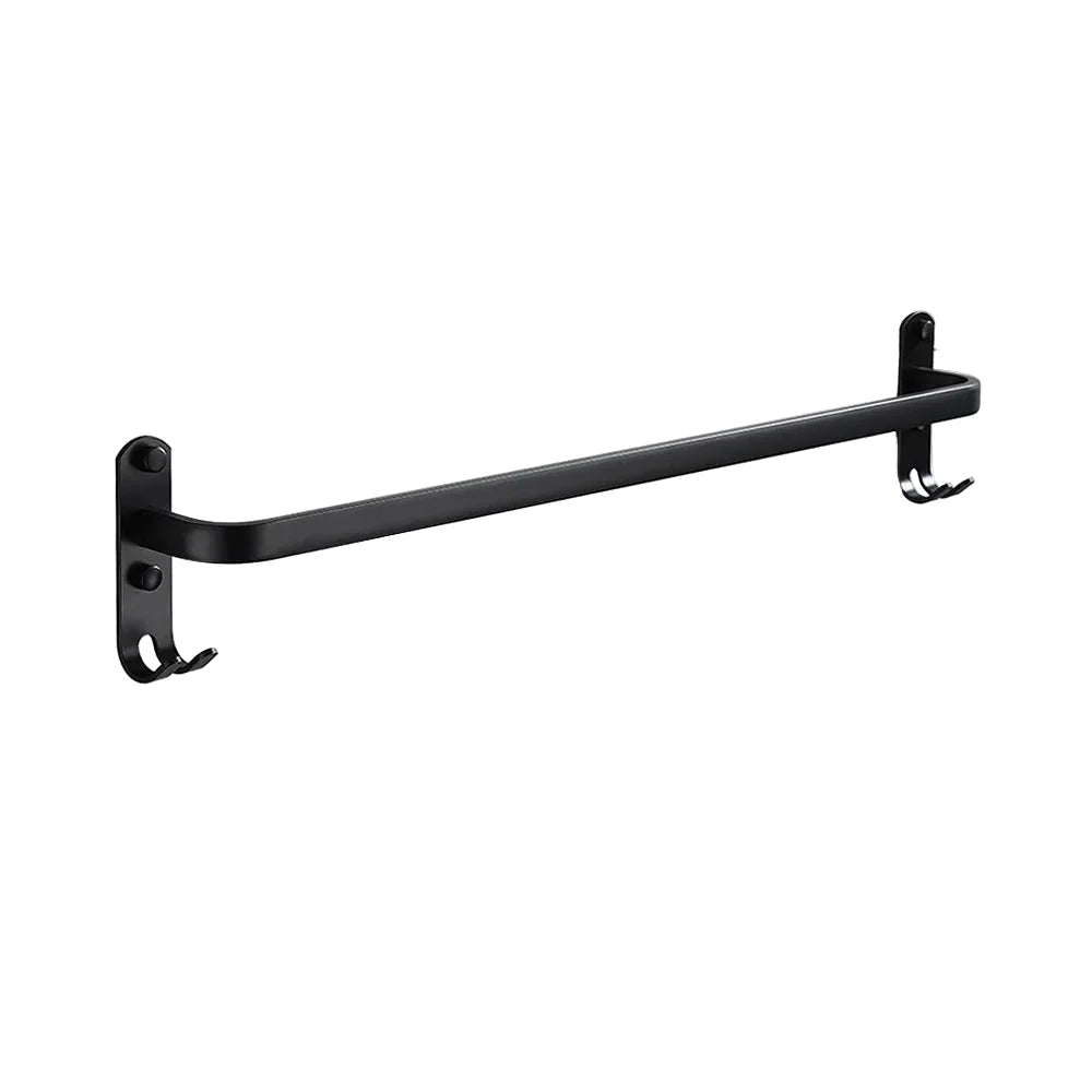 BowLift | FlexRack – Wall-Mounted Aluminum Bathroom Shelf with 3 Crossbars