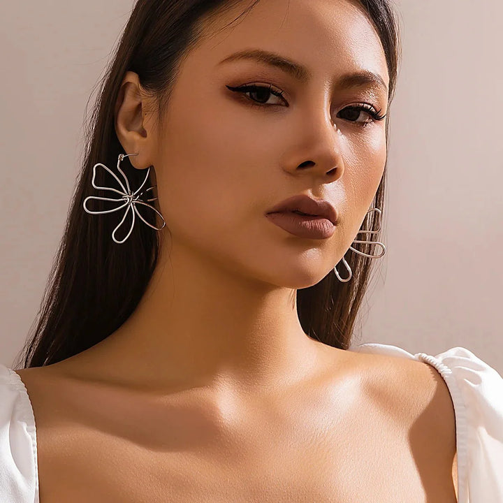BowLift | Floral Knot Outline Earrings