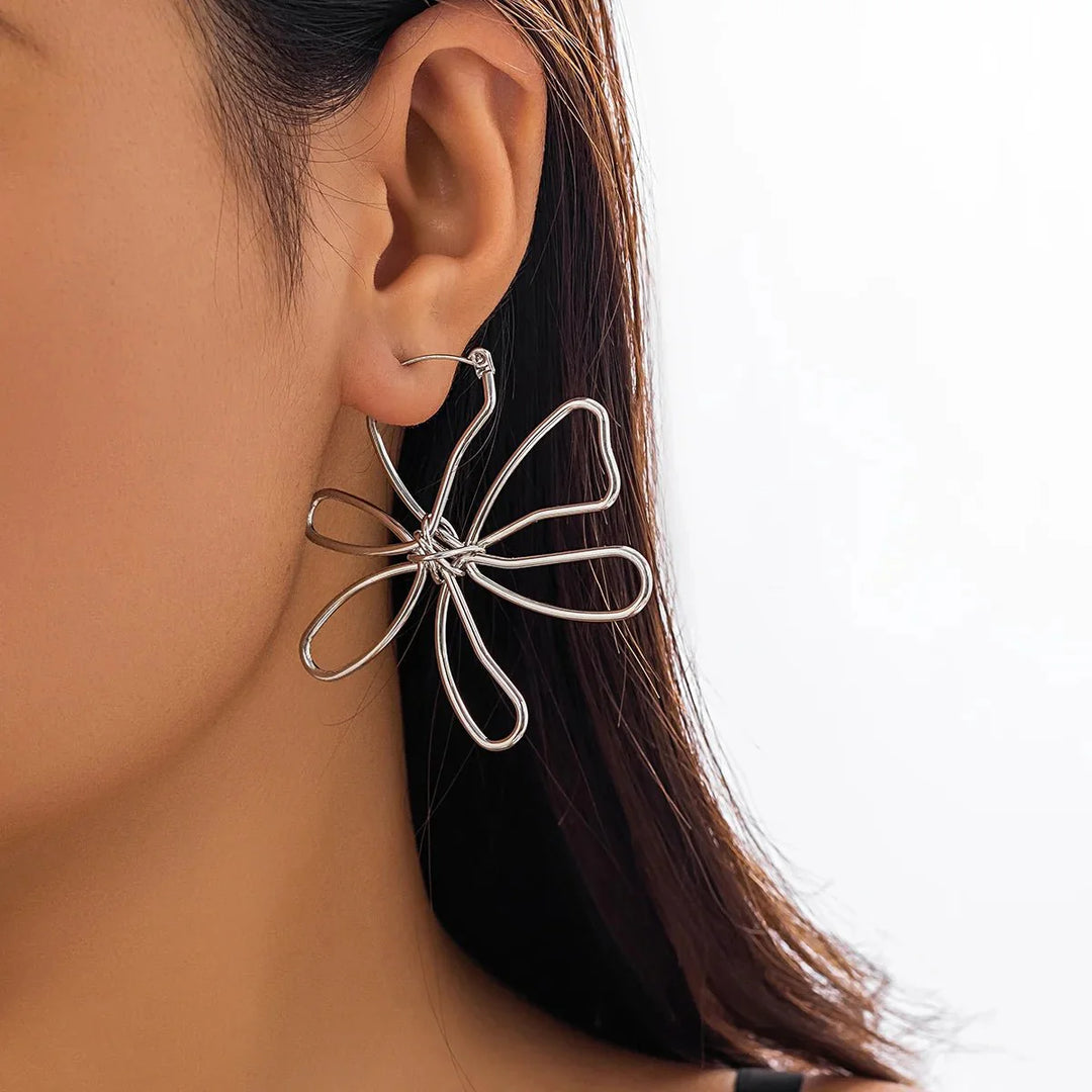 BowLift | Floral Knot Outline Earrings