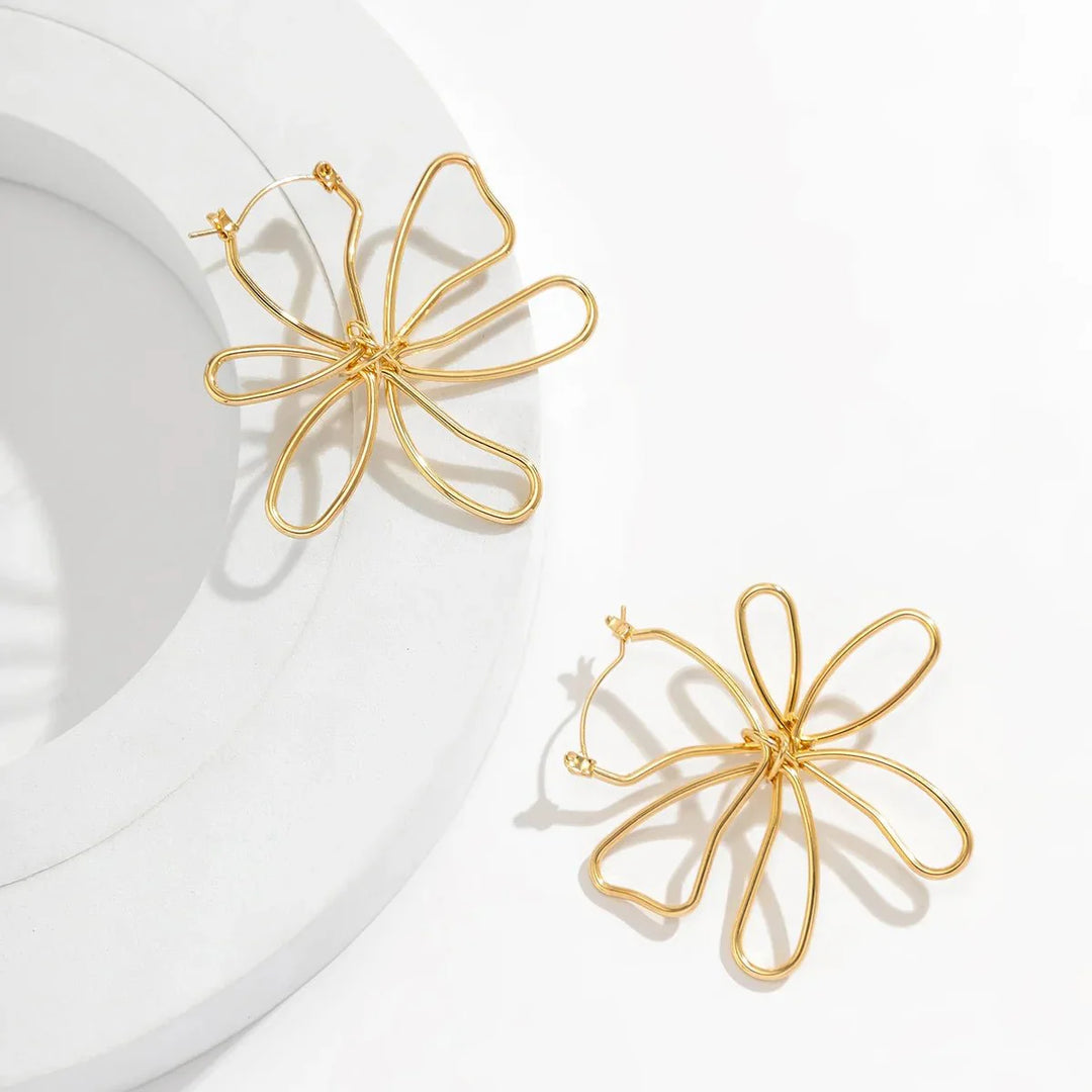 BowLift | Floral Knot Outline Earrings